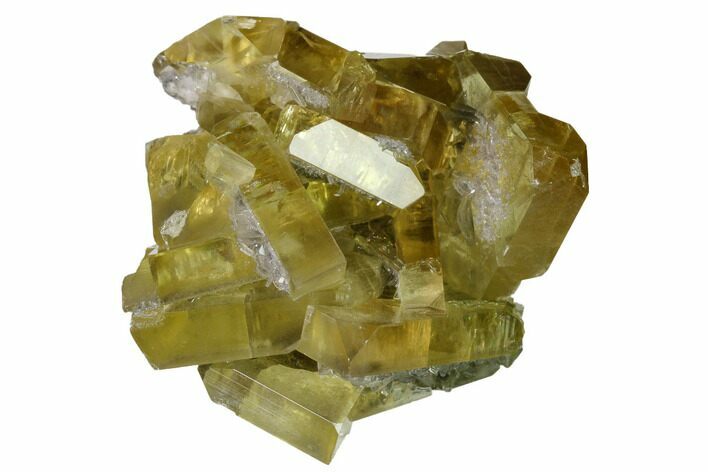 Gemmy, Bladed Barite Crystal Cluster - Meikle Mine, Nevada #168396